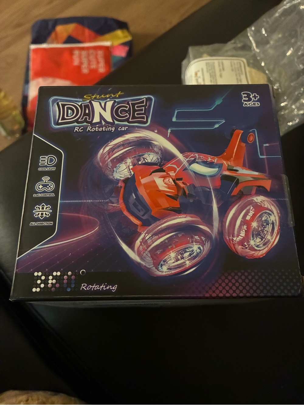 Dance RC Rotating Car Toy - Red, NWT!